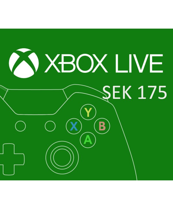 XBOX Live 175 SEK Prepaid Card SE Xbox One Key EUROPE